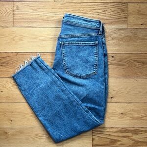 Old Navy High Rise OG Straight Distressed Jeans